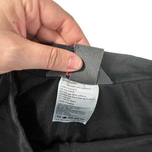 Ourdoor Research 4 Black A-Line Mid Rise Drawstring Zip Pocket Athletic Skort - Picture 10 of 10